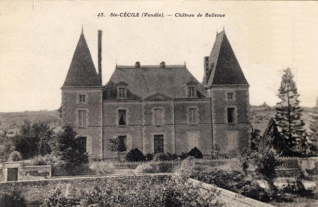 לינה וארוחת בוקר Sainte-Cécile Chateau De Belle-Vue מראה חיצוני תמונה